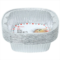 롯데 은박지 라면 용기 10P x 10 = 100P