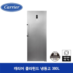 [오텍캐리어] 캐리어 클라윈드 냉동고 CFT-N380MSM 간접냉각 메탈실버