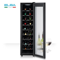 [엘바] 슬림 와인셀러 블랙 EW60T18 (60L/18병)