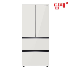 [위니아딤채] [딤채] 스탠드형 김치냉장고 4도어 347L 샤인 베이지 NDQ54HLLIE (전국무료배송/설치비포함)