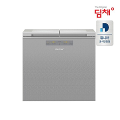 [위니아] 딤채 174L 뚜껑형 김치냉장고 스파크 실버 독립 냉각 EDL18GFWPSS