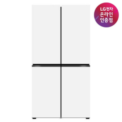 [LG전자] DIOS(디오스) 오브제컬렉션 4도어 냉장고 500L 베이직 메탈 빌트인용 [화이트/화이트/M623MWW042S]