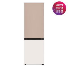 [LG전자] 모던엣지 일반형냉장고 오브제컬렉션 Q342GCB133S [클레이브라운/베이지]