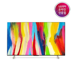 [LG전자] 105cm(42인치) OLED(올레드) evo 게이밍 TV UHD(4K) OLED42C2KNB [벽걸이]