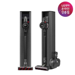 [LG전자] 코드제로 A9S 올인원타워 물걸레 무선청소기 AT9370BA [블랙/딥그레이]