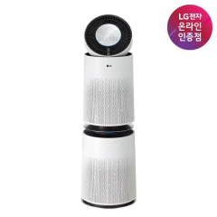 [LG전자] 퓨리케어 360˚ 2단 공기청정기 알파 114㎡(34평형) 센서 미포함 [아이언그레이/AS351NNFA]