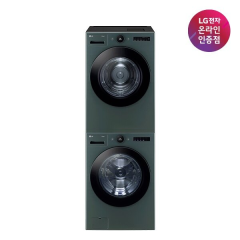 [LG전자] TROMM(트롬) 세탁기건조기세트 FX23GNG-GNG(FX23GNG 23kg+RD20GNG 20kg) 그린/그린