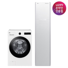 [LG전자] TROMM(트롬) 오브제컬렉션 세탁기+스타일러 세트 FG21WN-S3WFS(FG21WN+S3WFS)